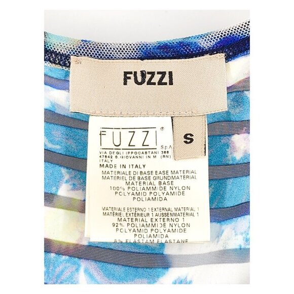 FUZZI Jean Paul Gaultier Floral Asymmetric Hem Midi Dress - Picture 6 of 6